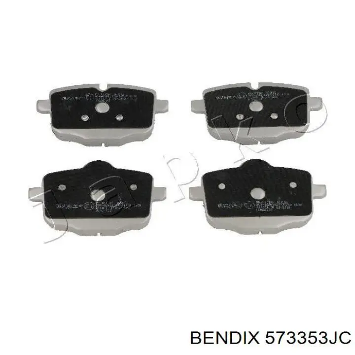 573353JC Jurid/Bendix pastillas de freno traseras