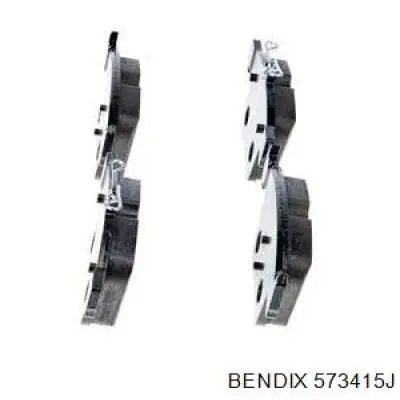 573415J Jurid/Bendix Pastillas freno traseras