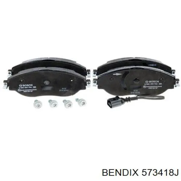 Pastillas de freno 573418J Jurid/Bendix