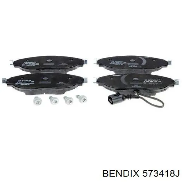 Pastillas de freno delanteras Jurid/Bendix 573418J