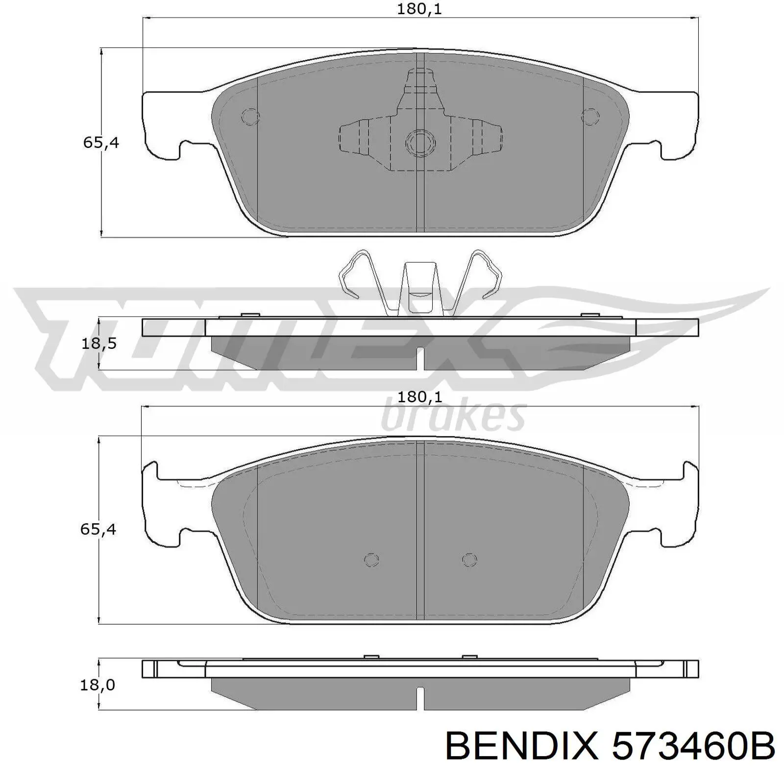 Pastillas de freno delanteras Ford Focus 3 CB8
