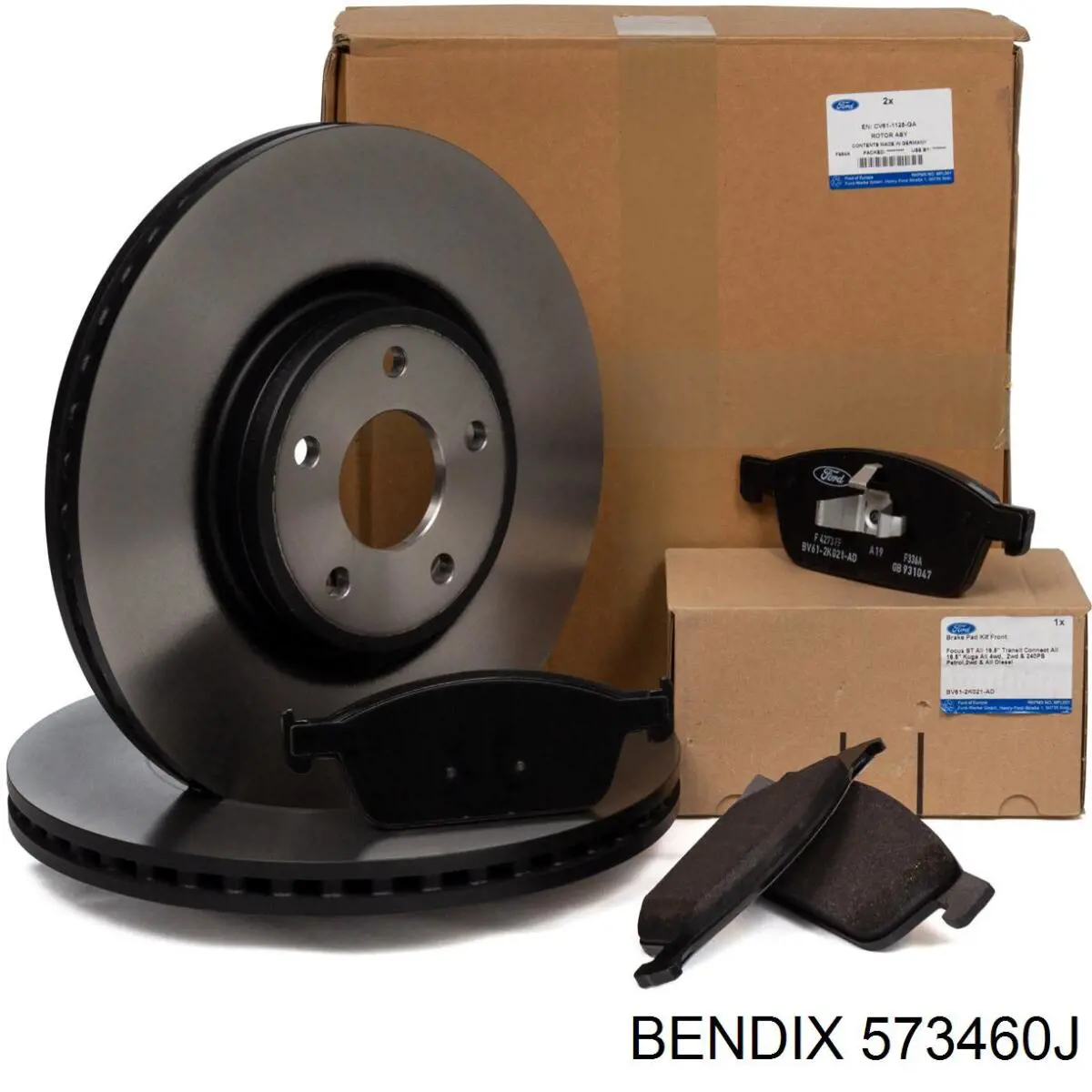 Pastillas de freno delanteras Ford Focus 3 CB8