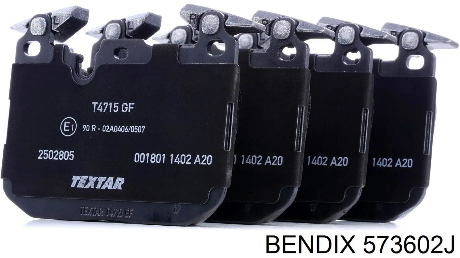 573602J Jurid/Bendix pastillas de freno delanteras