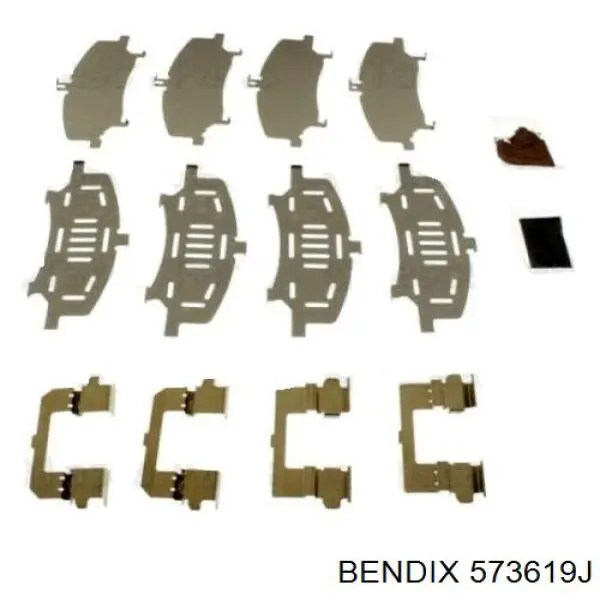 Pastillas freno delanteras Jurid/Bendix 573619J precio, desde 27,56 EUR