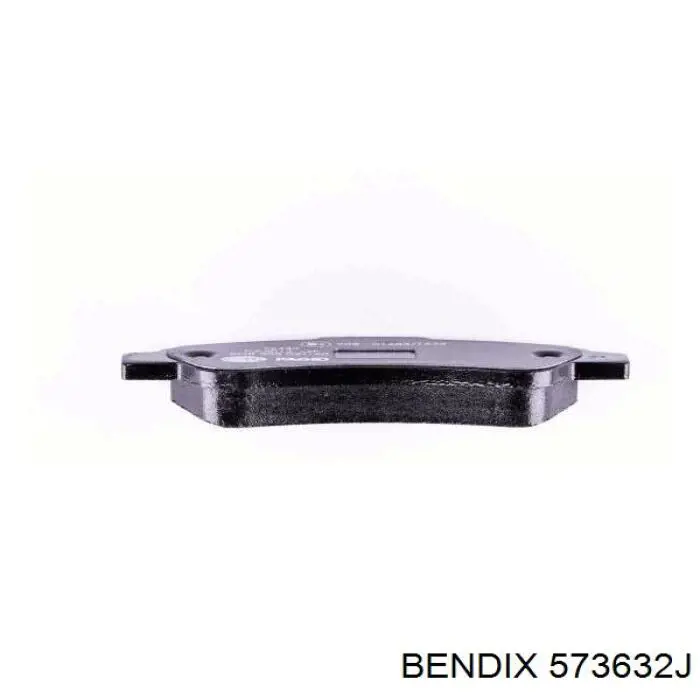 573632J Jurid/Bendix pastillas de freno traseras