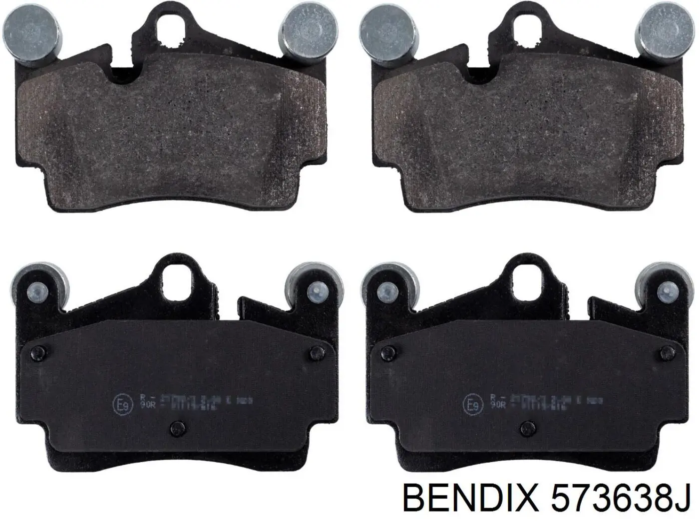 573638J Jurid/Bendix pastillas de freno traseras