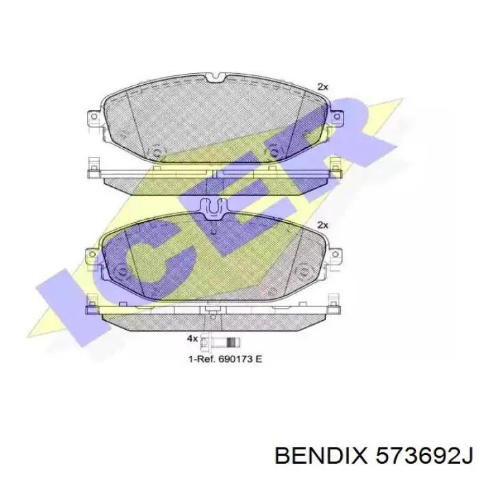 4209300 Mercedes Pastillas delanteras