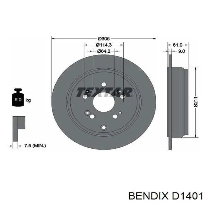 Pastillas freno delanteras Jurid/Bendix D1401 precio, desde 59,38 EUR