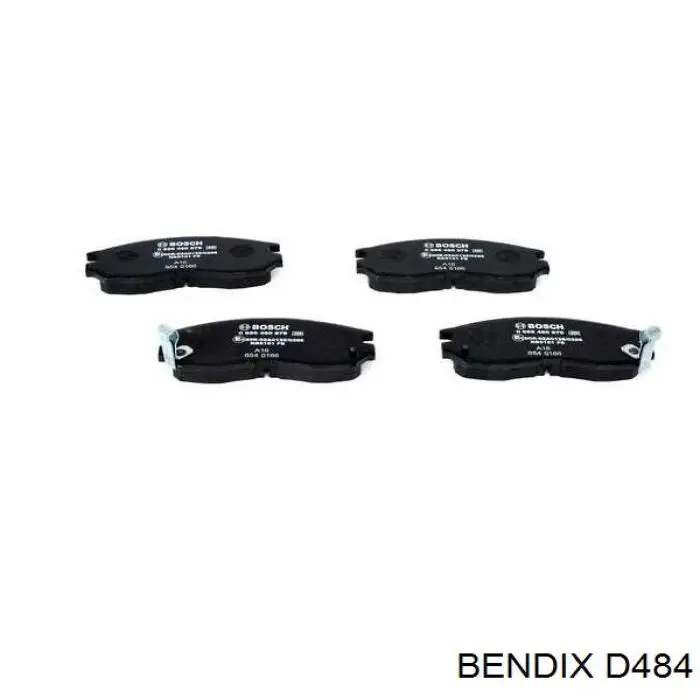 D484 Jurid/Bendix pastillas de freno delanteras