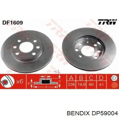 Pastillas de freno delanteras Opel Combo