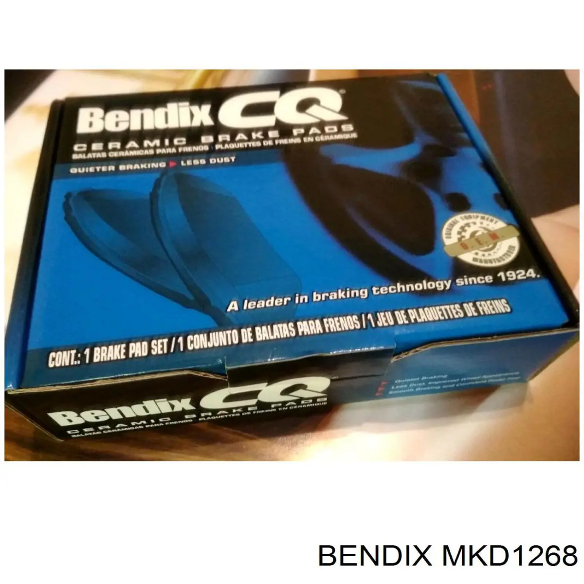 MKD1268 Jurid/Bendix pastillas de freno delanteras