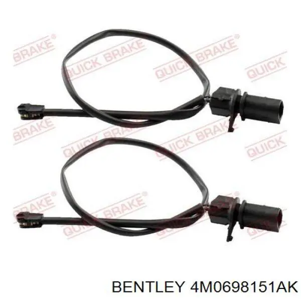 4M0698151AK Bentley pastillas de freno delanteras