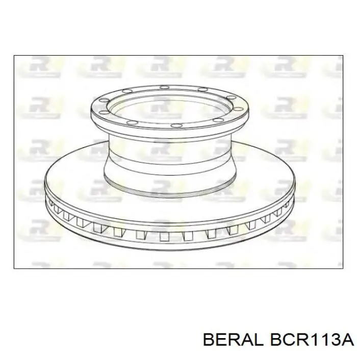 BCR113A Beral freno de disco delantero