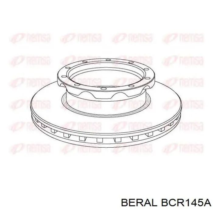 BCR145A Beral disco de freno delantero