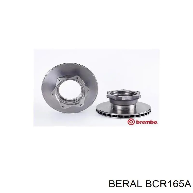 BCR165A Beral disco de freno trasero