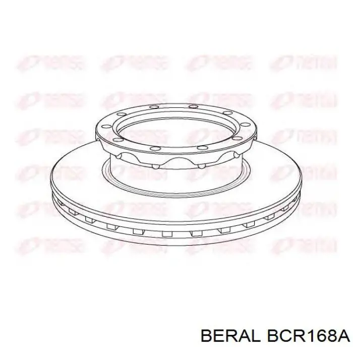 BCR168A Beral freno de disco delantero