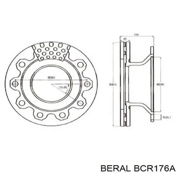 Frenos traseros Fomar Roulunds FO0161PRO