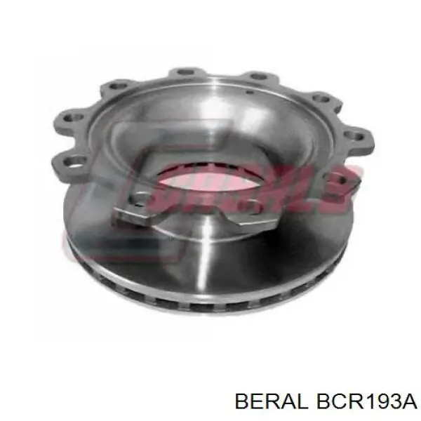 Disco de freno trasero BCR193A Beral