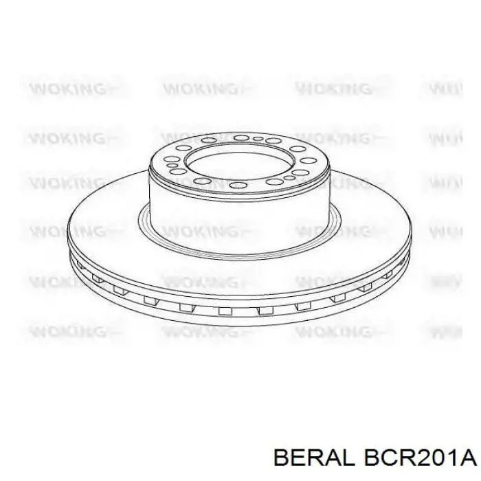 BCR201A Beral Freno de disco trasero