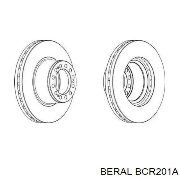 Disco de freno trasero Beral BCR201A precio, desde 137,54 EUR