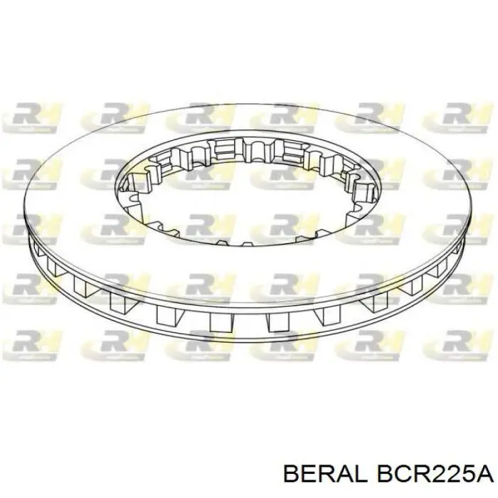 BCR225A Beral disco de freno delantero