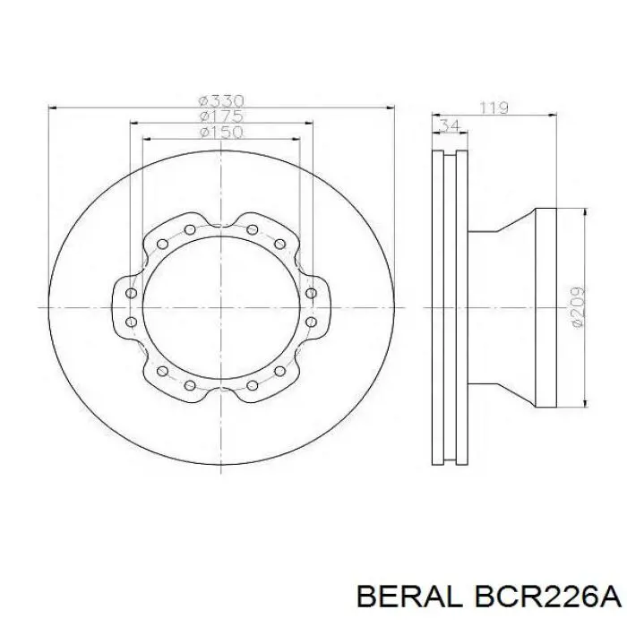 Comprar 29157 Febi Disco de freno trasero