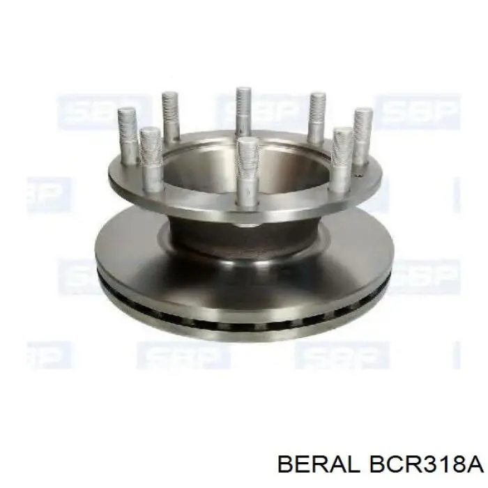 BCR318A Beral disco de freno trasero