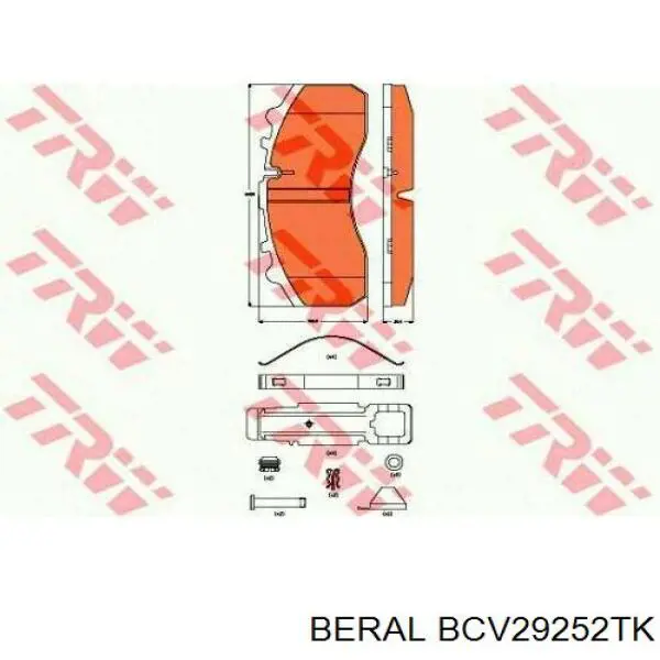 K094436K50 Knorr-bremse Pastillas freno traseras