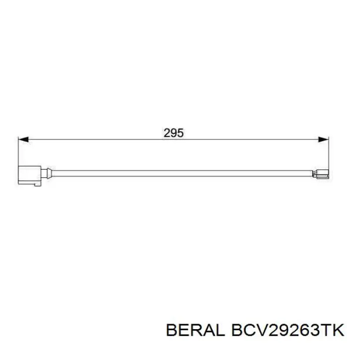 BCV29263TK Beral pastillas de freno delanteras