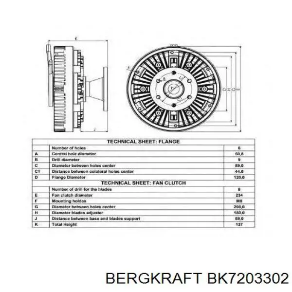 Embrague De Ventilador OAW 12-G2626 Para GMC Sonoma Chevrolet 619290