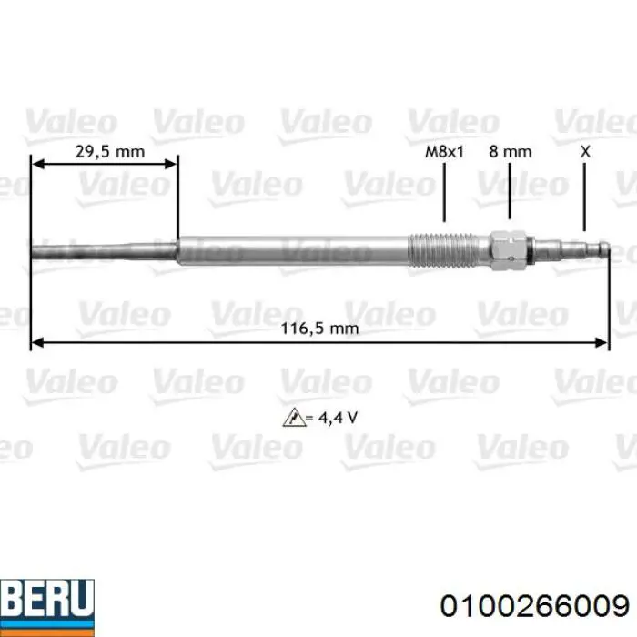 Bujías incandescentes VAG 0250403002 precio, desde 11,87 EUR
