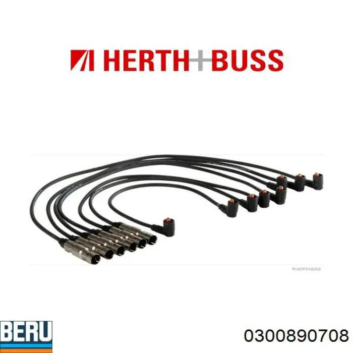 0300890708 Beru juego de cables de encendido