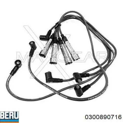 0300890716 Beru juego de cables de encendido