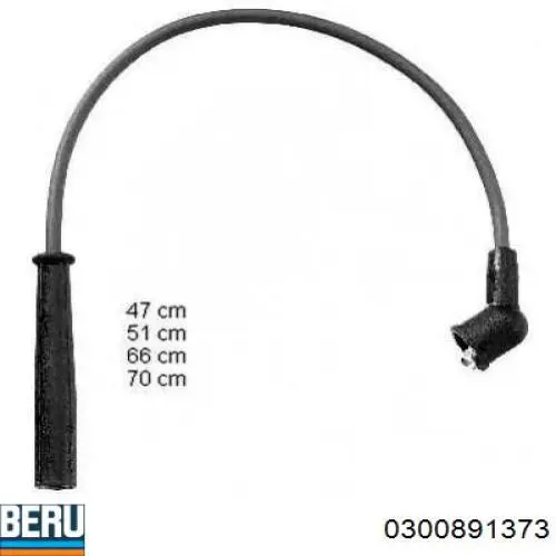 0300891373 Beru juego de cables de encendido