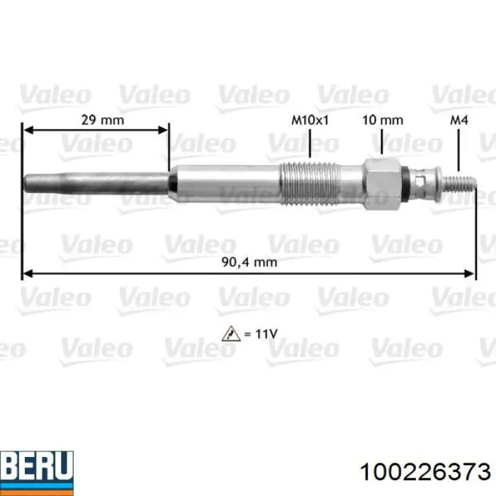 Bujía de incandescencia Nissan Tiida C11X