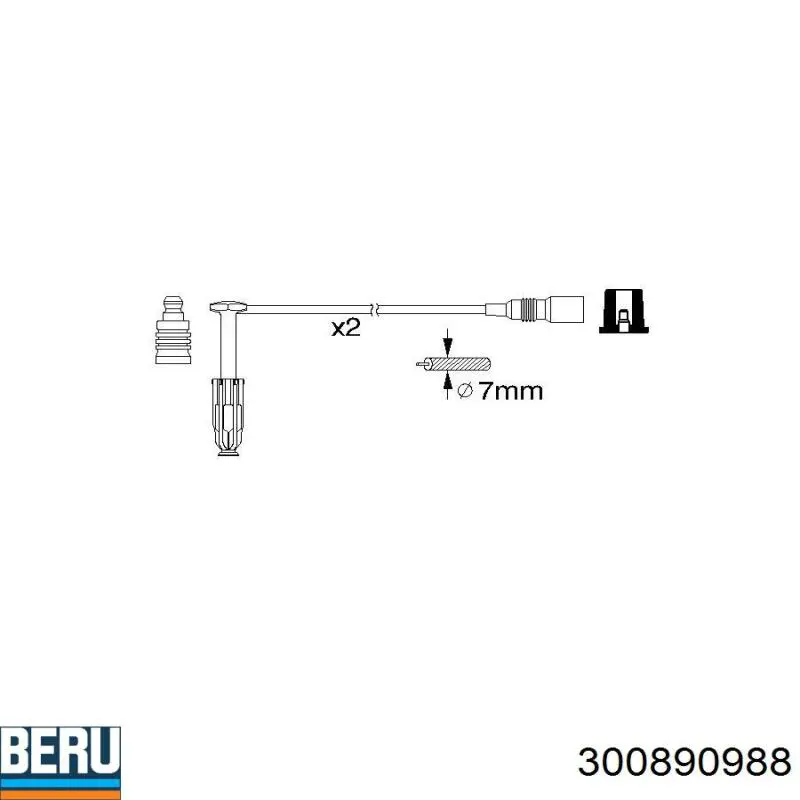 85051 FAE Cables de alta tensión, juego