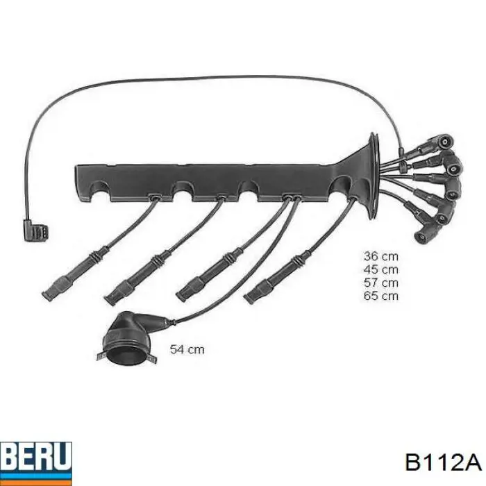 B112A Beru cables de bujías