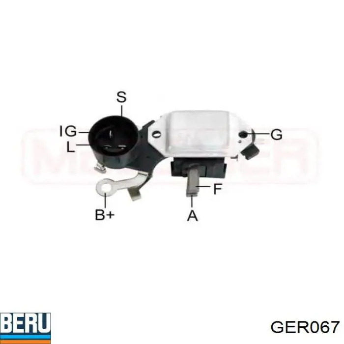 Regulador de rele del generador (rele de carga) para Isuzu Trooper (UBS)