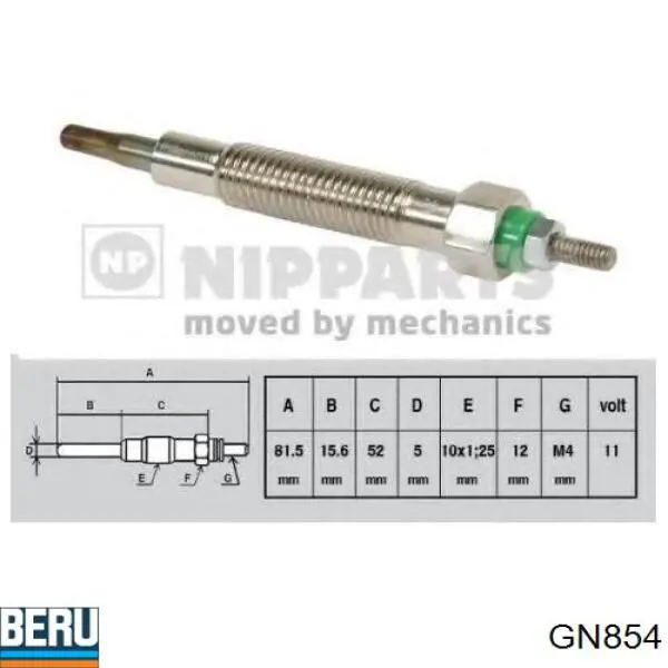 Comprar 11065G2460 Nissan/Infiniti Calentadores diésel
