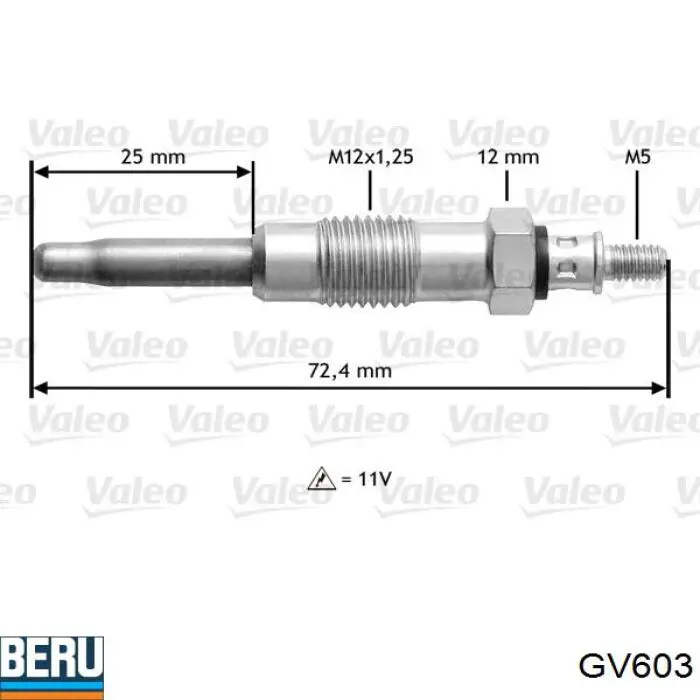 Comprar GV603 Beru Calentadores diésel