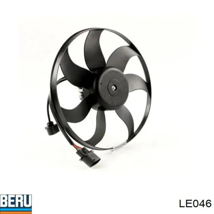 Ventilador eléctrico de refrigeración completo izquierdo (motor y hélice) LE046 Beru