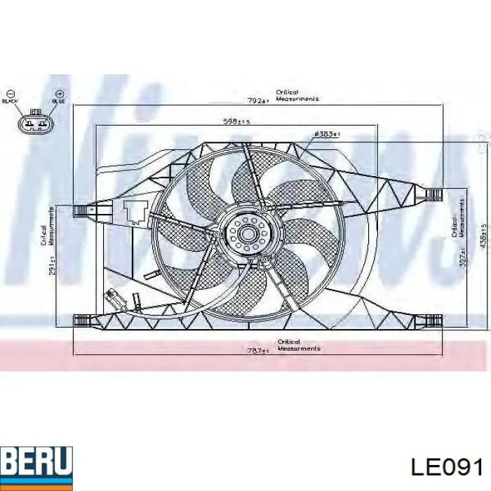 Comprar LE091 Beru Ventilador del motor
