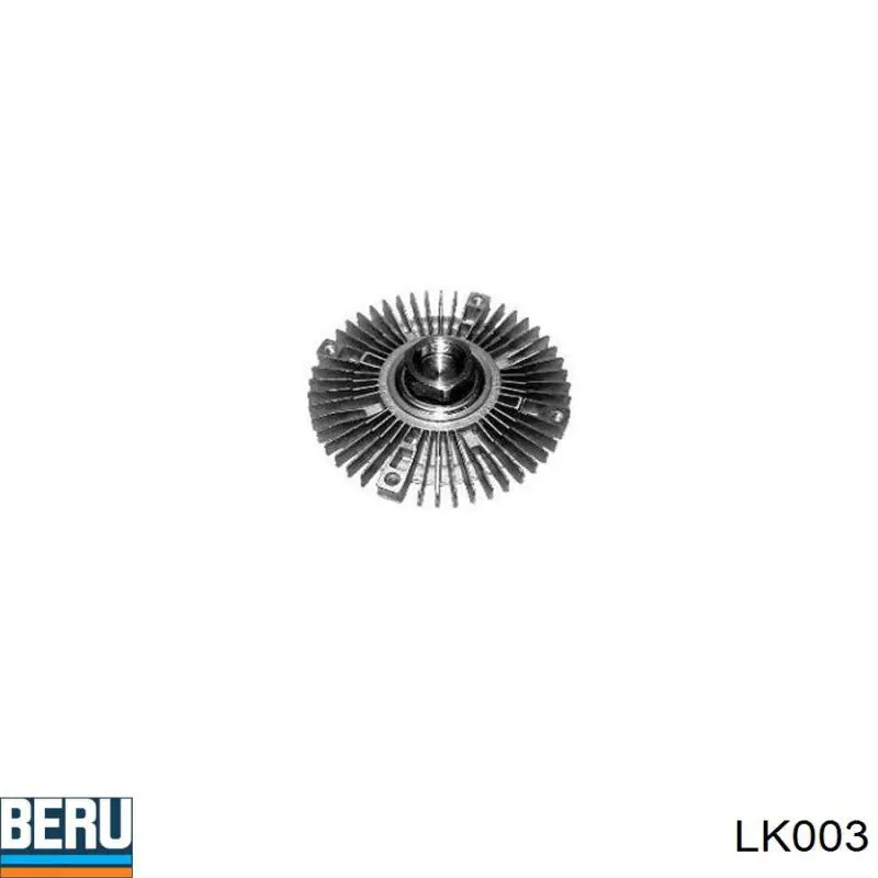 LK003 Beru embrague, ventilador del radiador