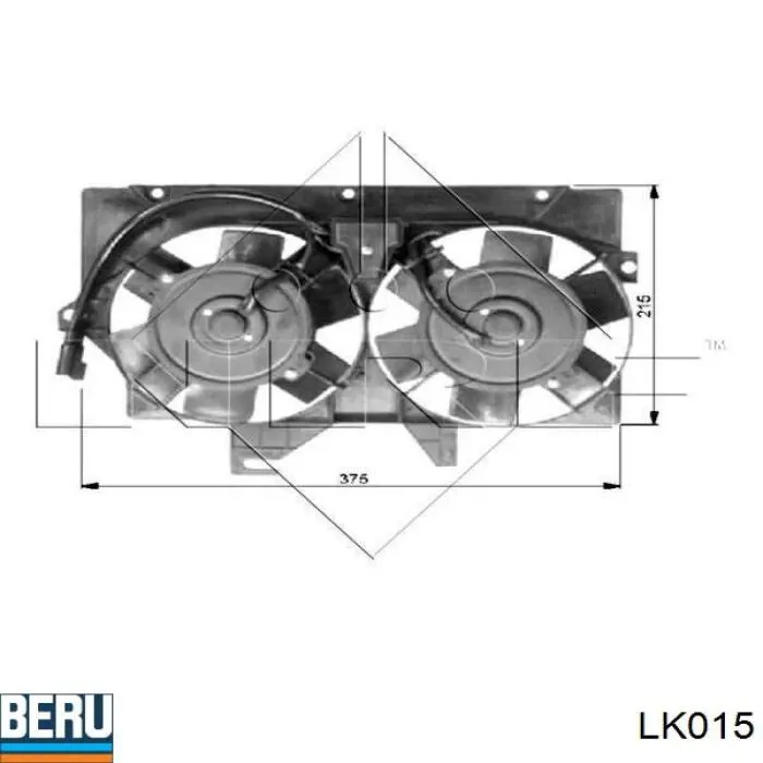Embrague viscoso de ventilador LK015 Beru
