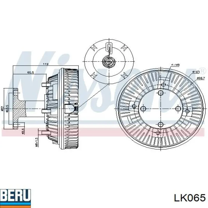 Comprar 9042000822 Mercedes Embrague viscoso de ventilador