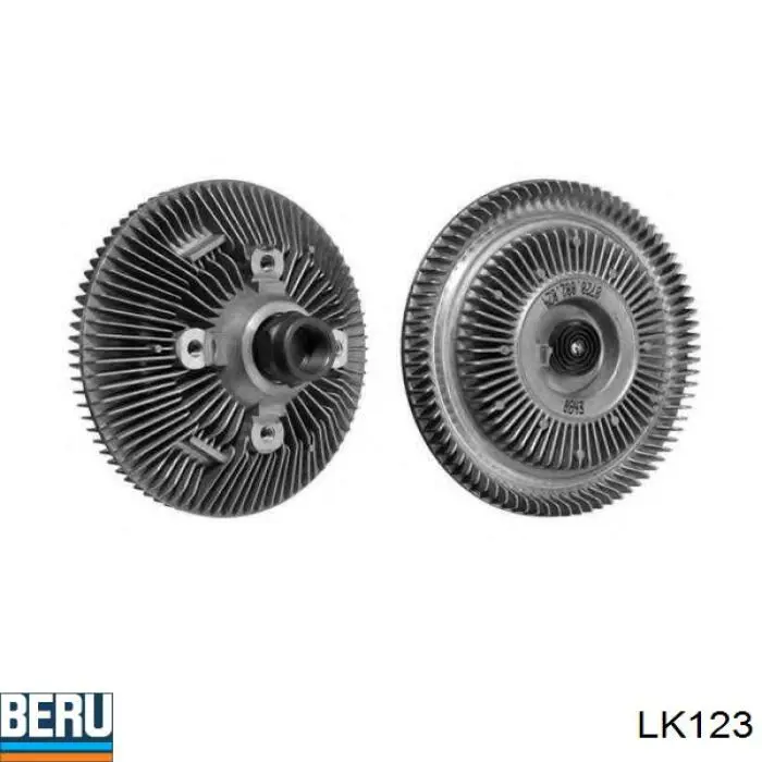Embrague, ventilador de refrigeración Beru LK123 precio, desde 72,33 EUR