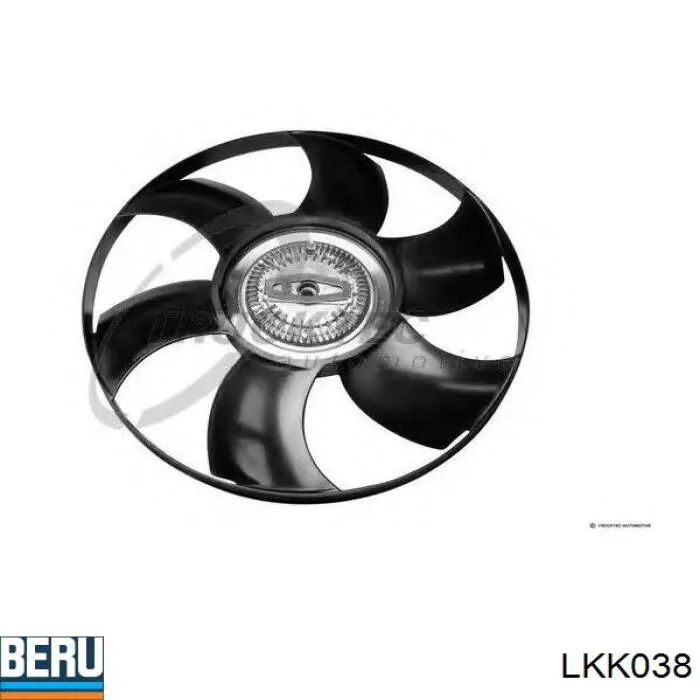 LKK038 Beru rodete ventilador, refrigeración de motor