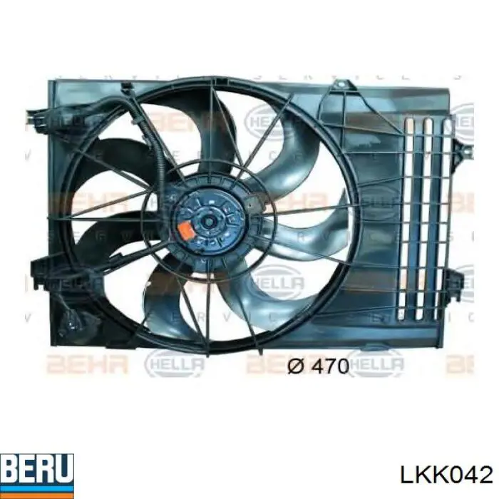 LKK042 Beru rodete ventilador, refrigeración de motor