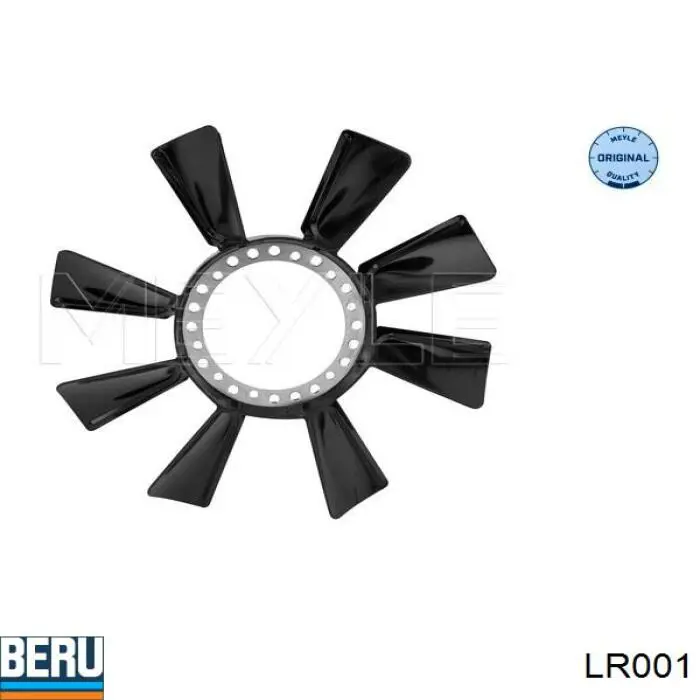 LR001 Beru rodete ventilador, refrigeración de motor