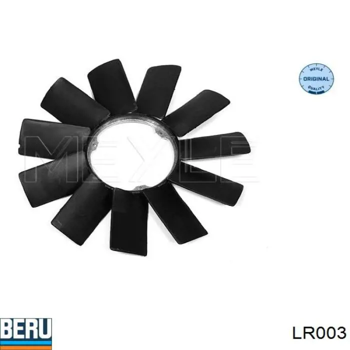 LR003 Beru rodete ventilador, refrigeración de motor